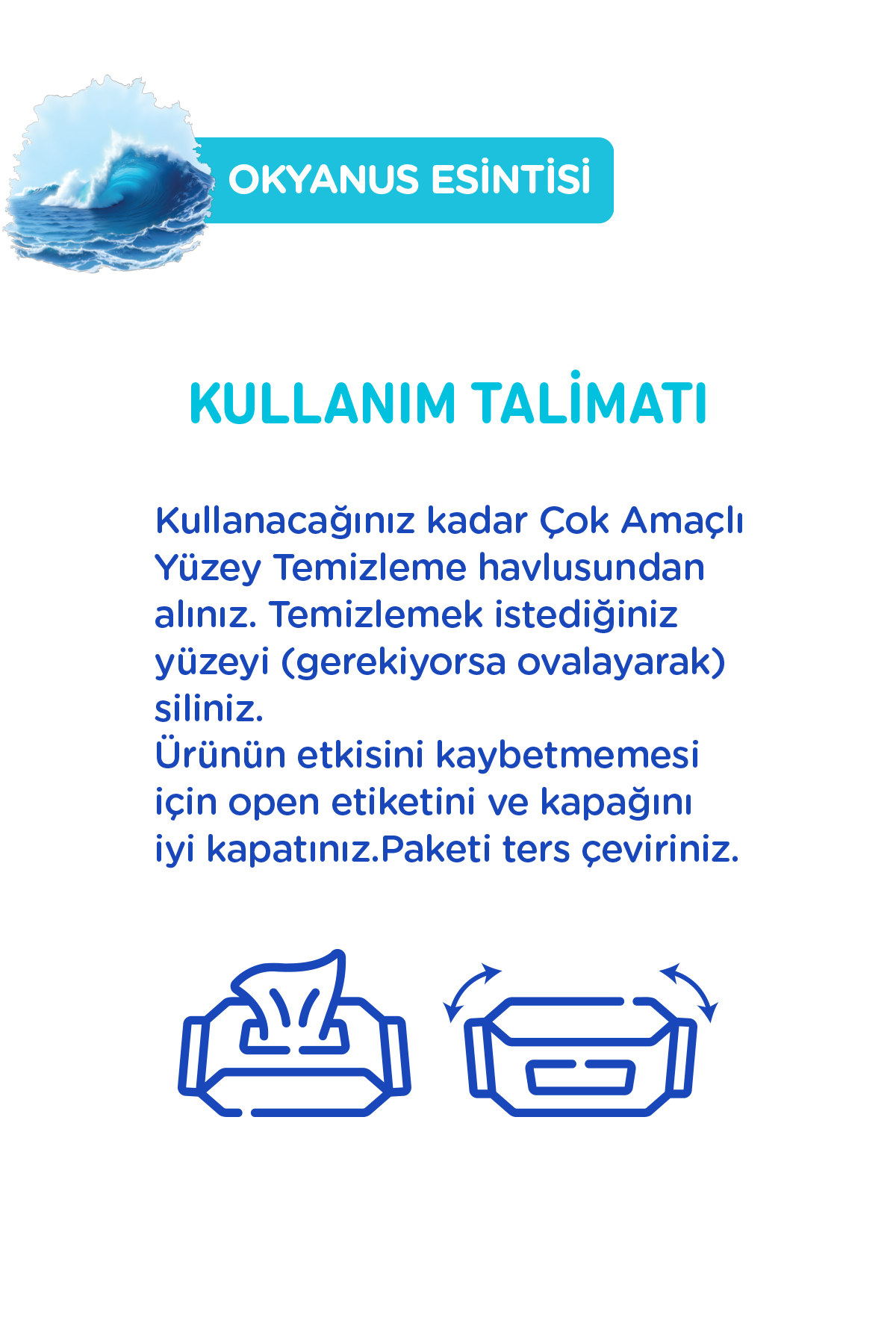 Giggles XXL İz Bırakmayan Yüzey Temizlik Havlusu - (Okyanus Esintisi) 100 Yaprak